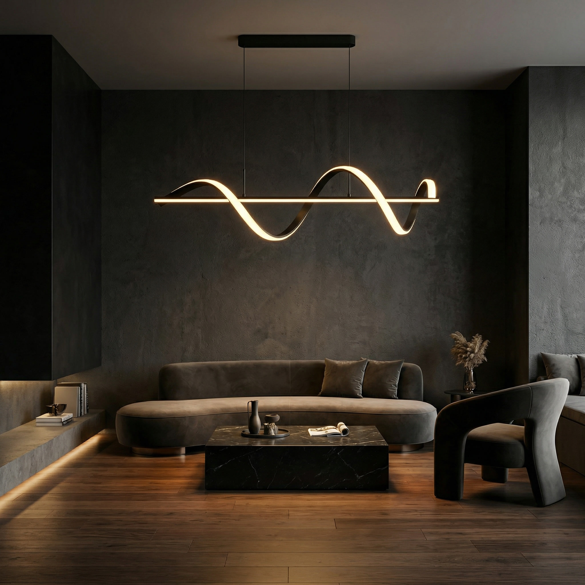 Linea Wave Pendant