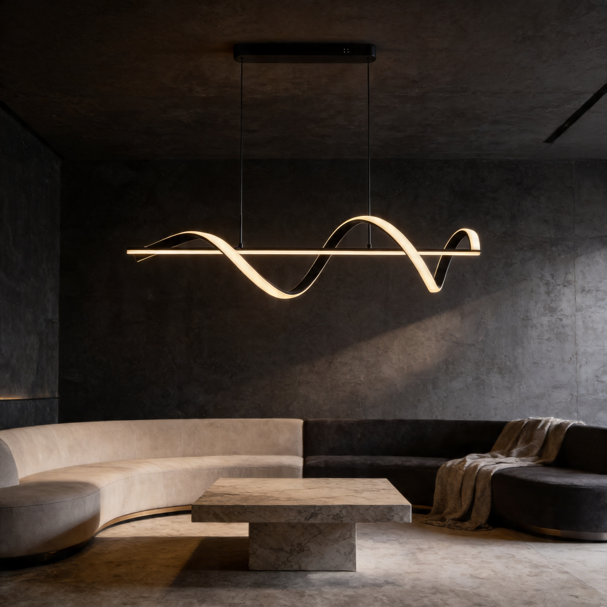 Linea Wave Pendant