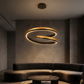 Aurelia Noir Spiral Chandelier