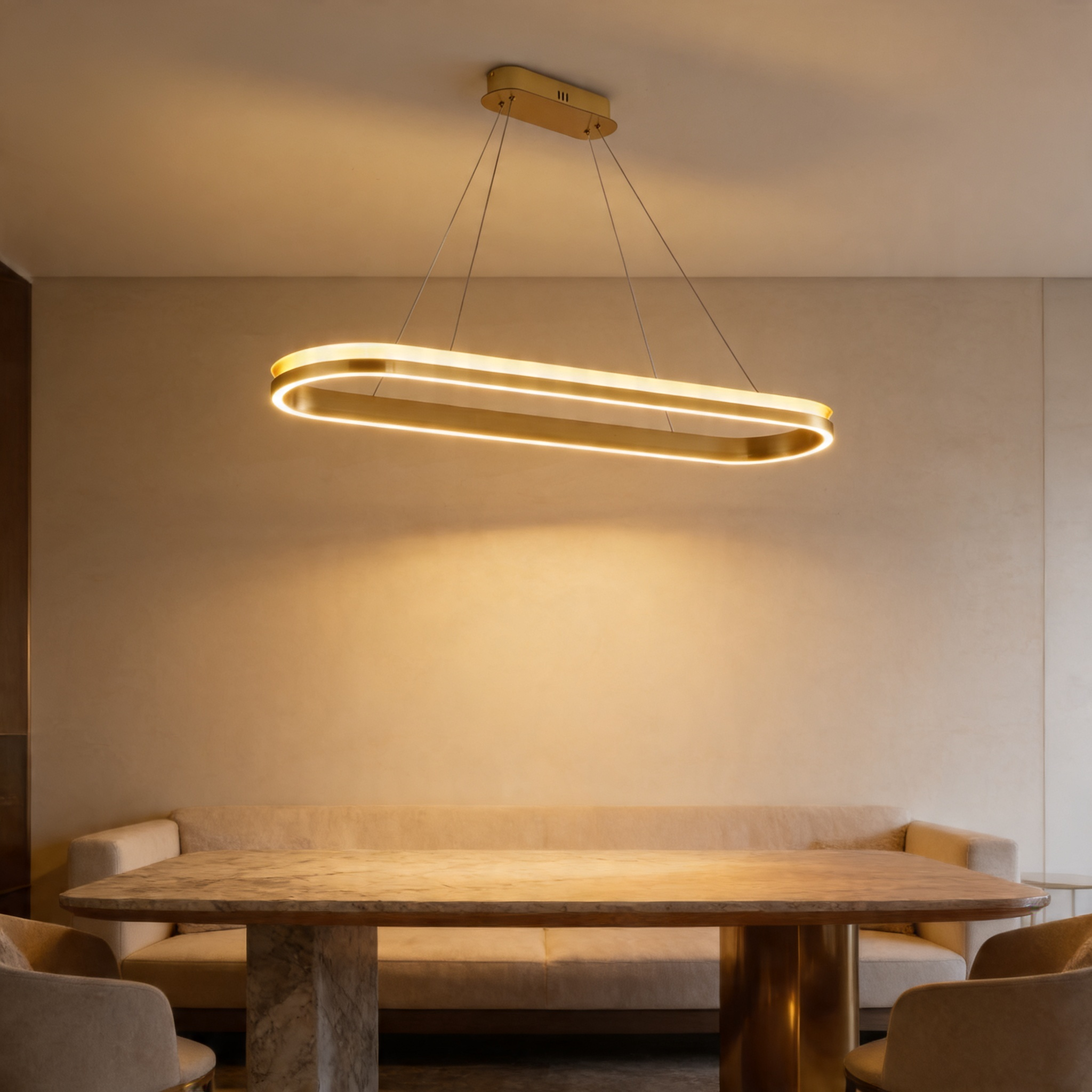 Aurelia Loop Linear Pendant