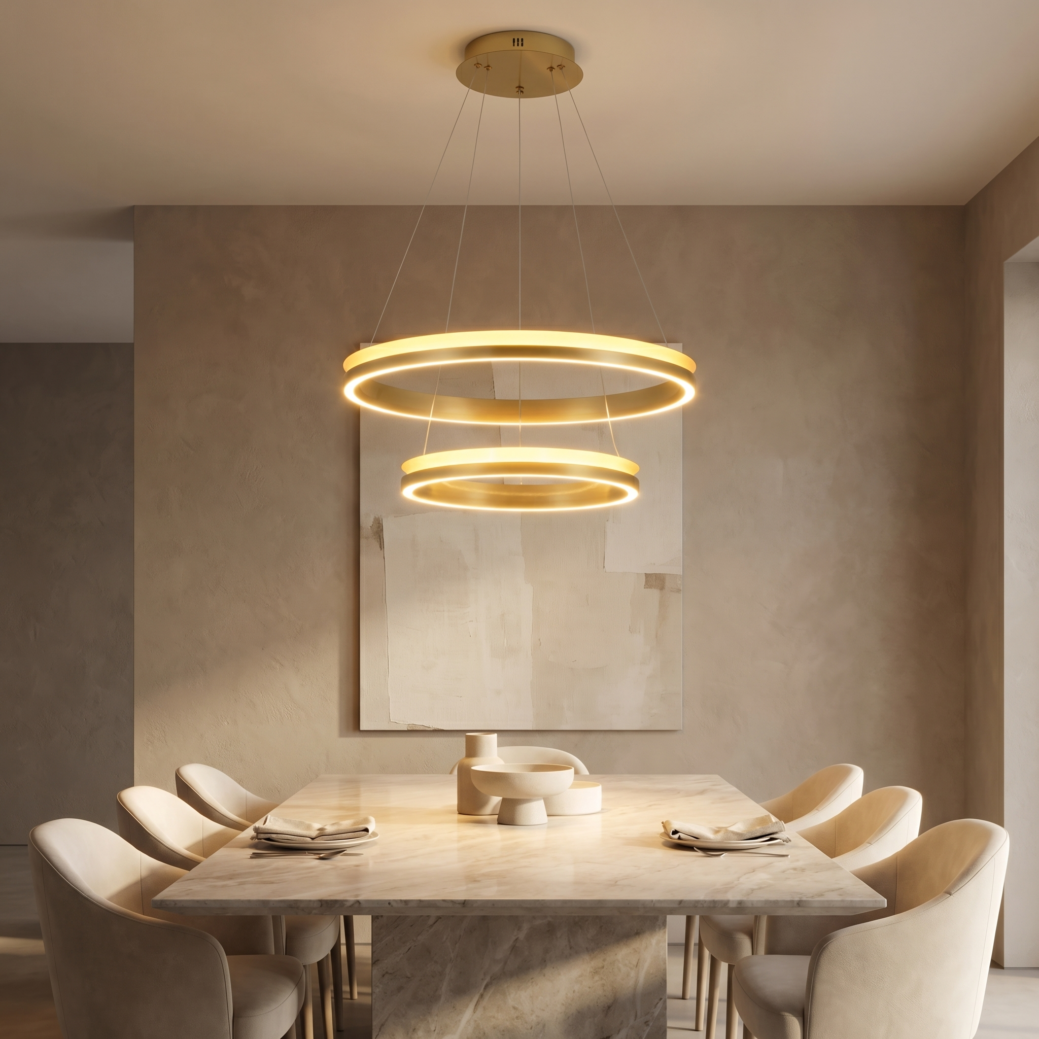 Aurelia Dual Ring Chandelier