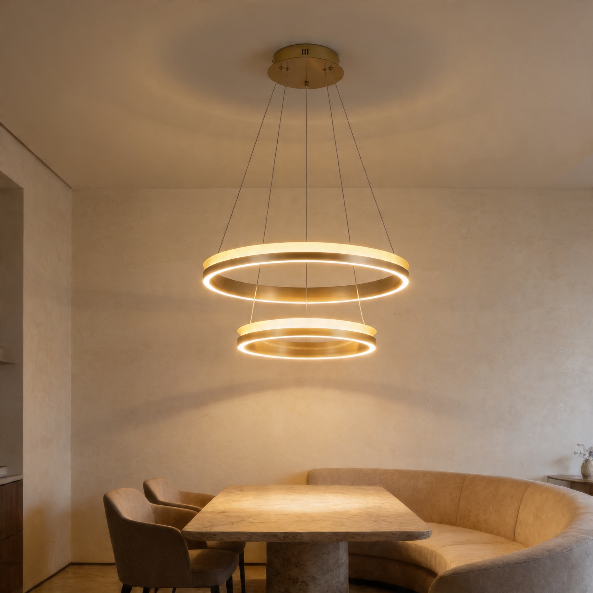 Aurelia Dual Ring Chandelier