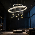Celestia Crystal Ring Chandelier