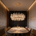 Flora Luxe Crystal Bloom Chandelier