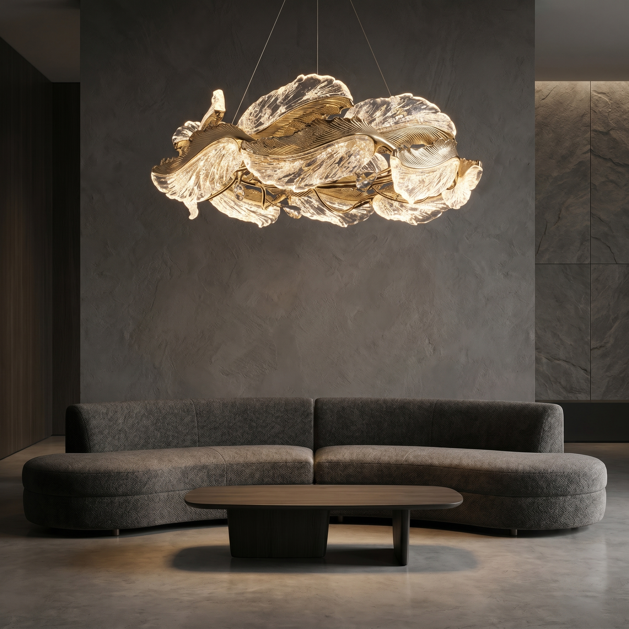 Aurora Petal Luxe Chandelier