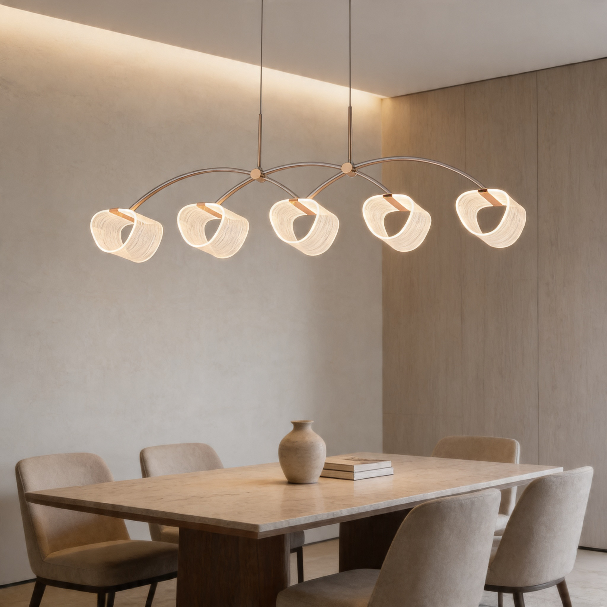 Arco Bloom Pendant Light