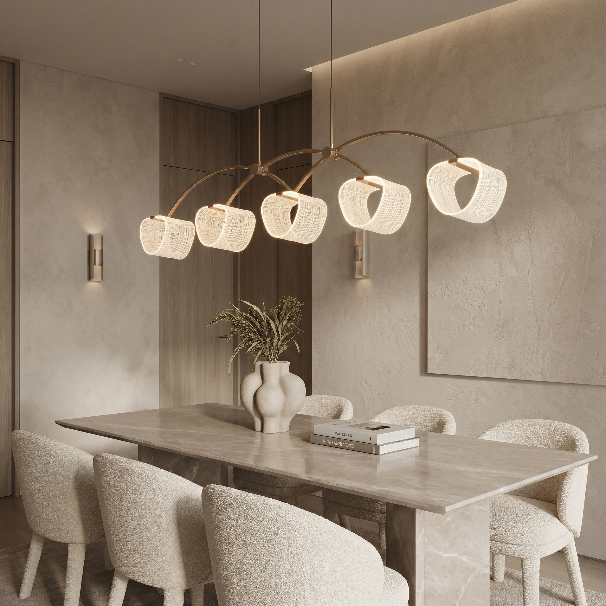 Arco Bloom Pendant Light