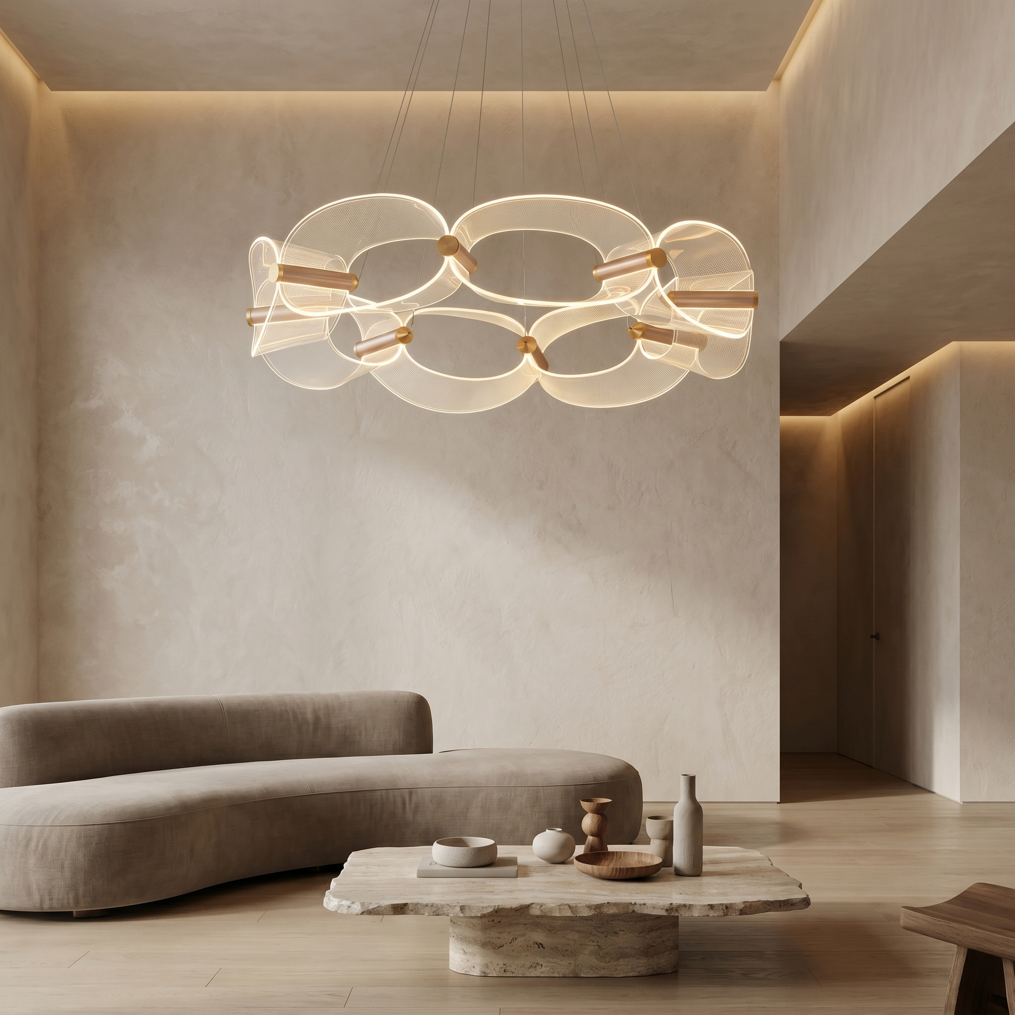 Orvyn Halo Chandelier