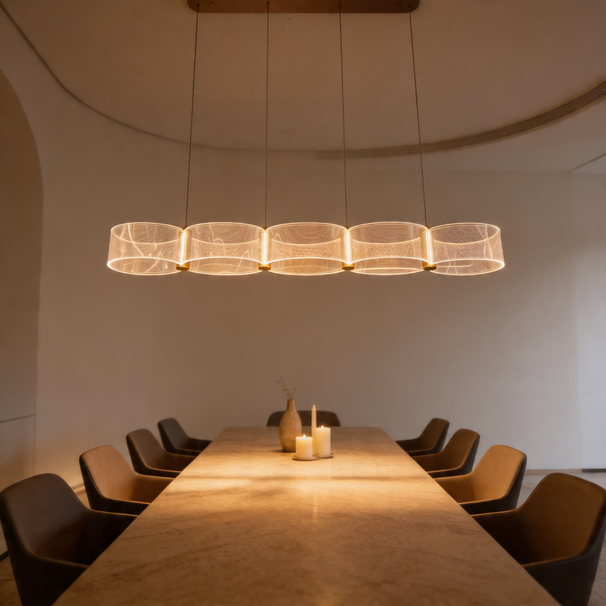 Linea Wave Pendant Light