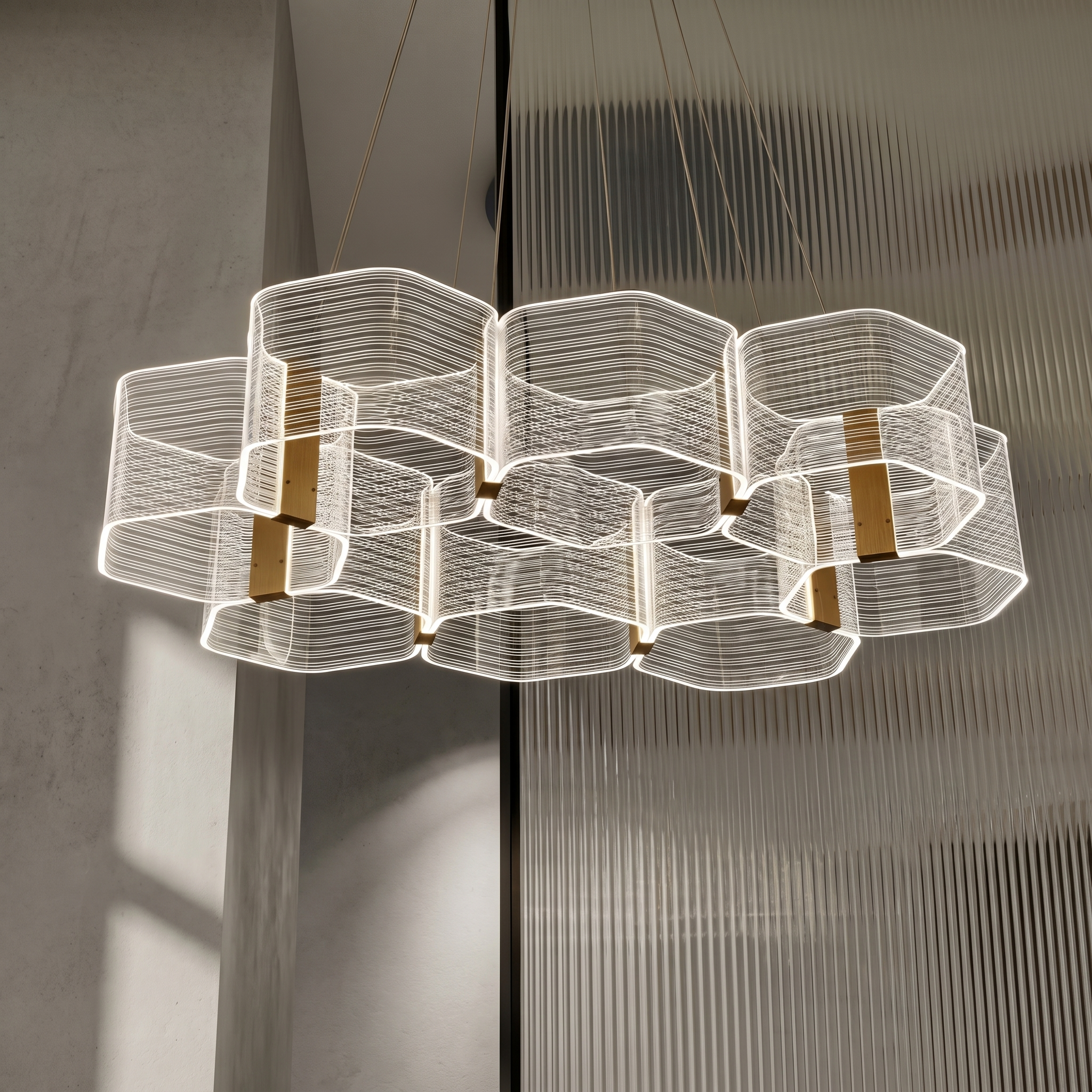Hexora Halo Chandelier