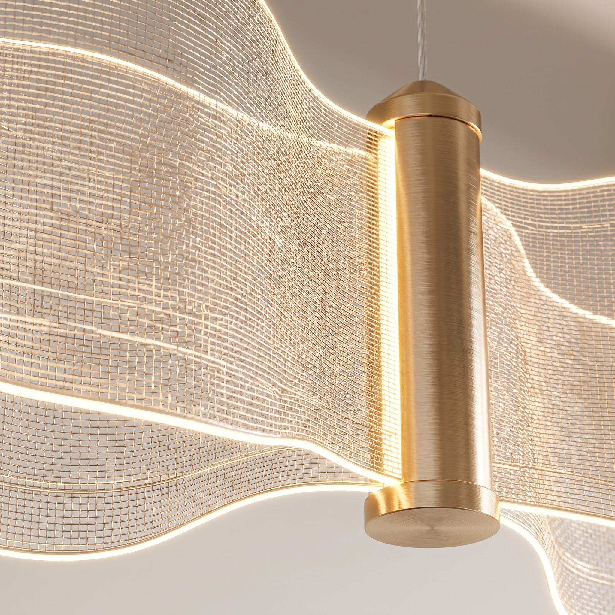 Vela Wave Linear Pendant
