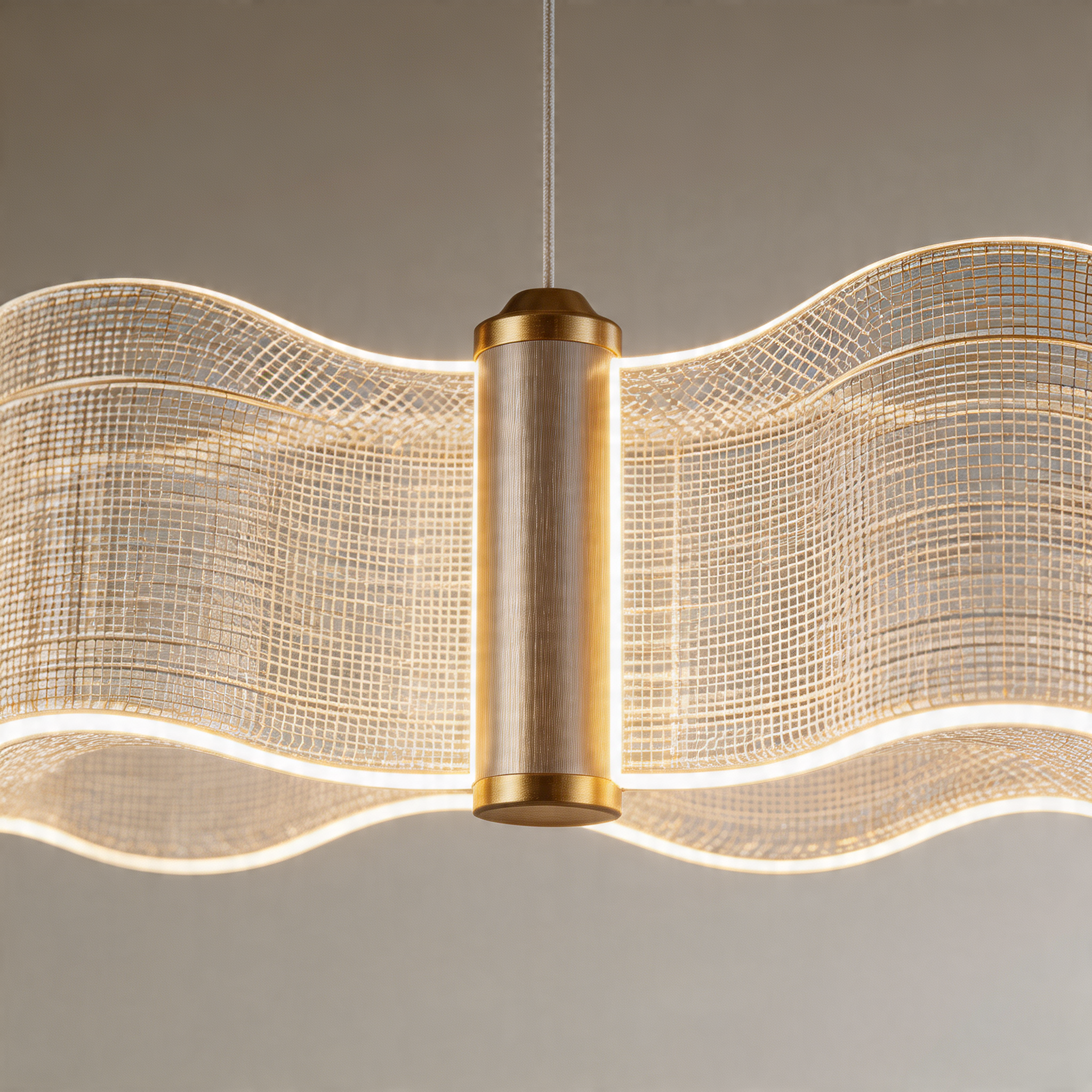 Vela Wave Linear Pendant