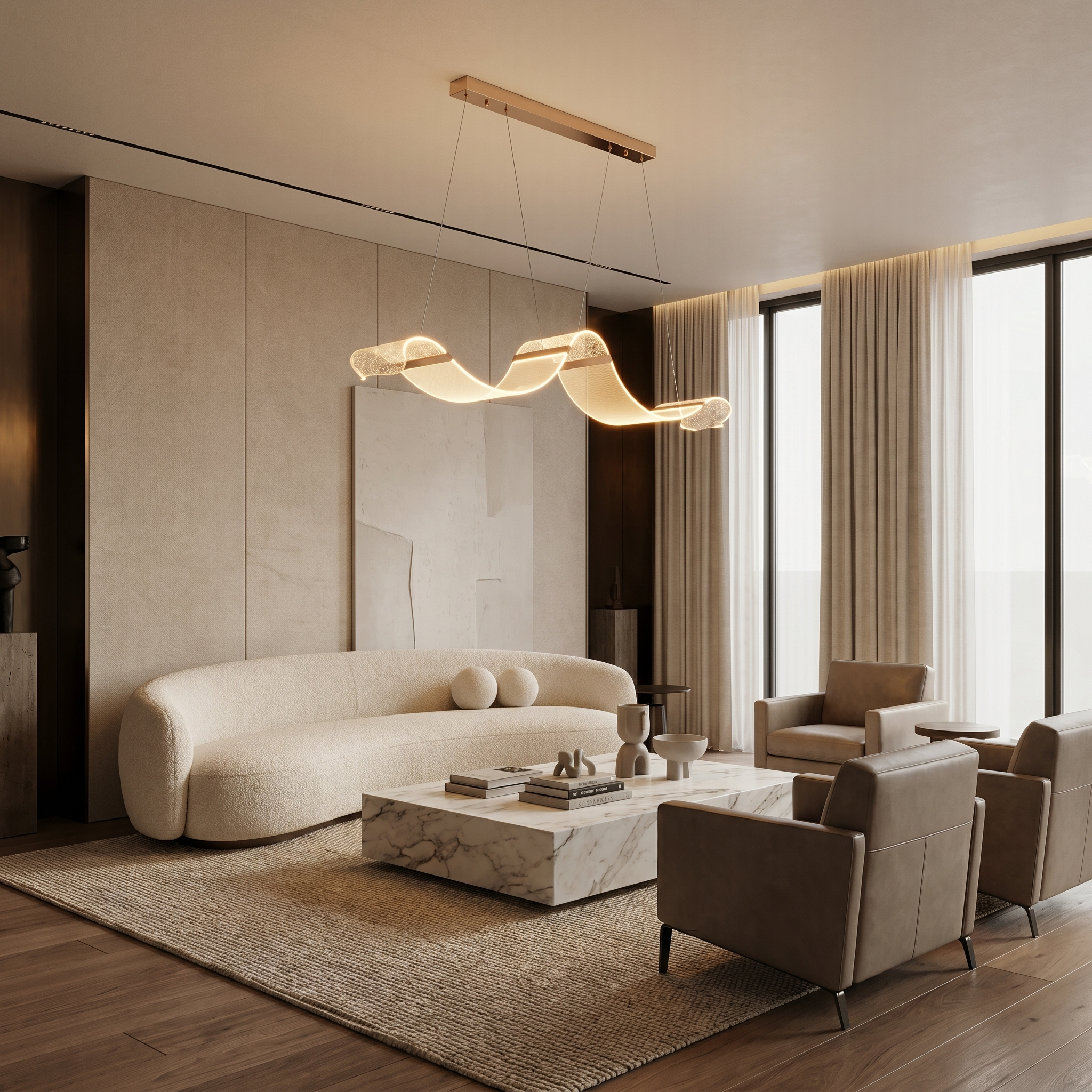 Velora Ribbon Pendant Light