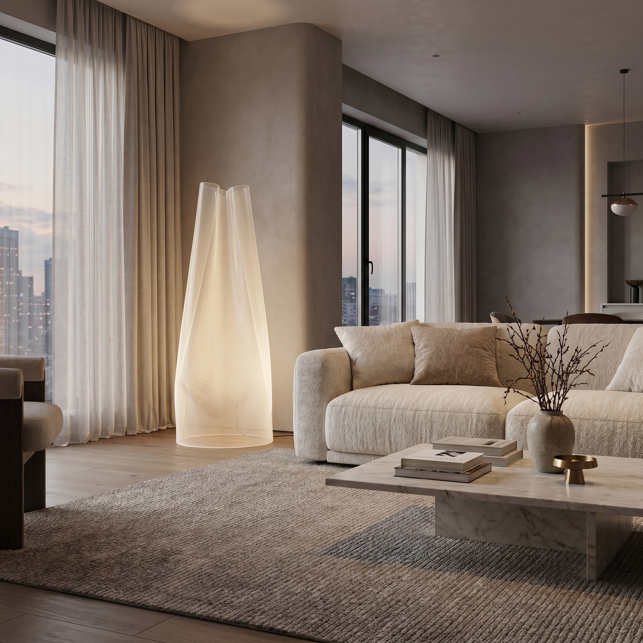 Velora Draped Floor Lamp