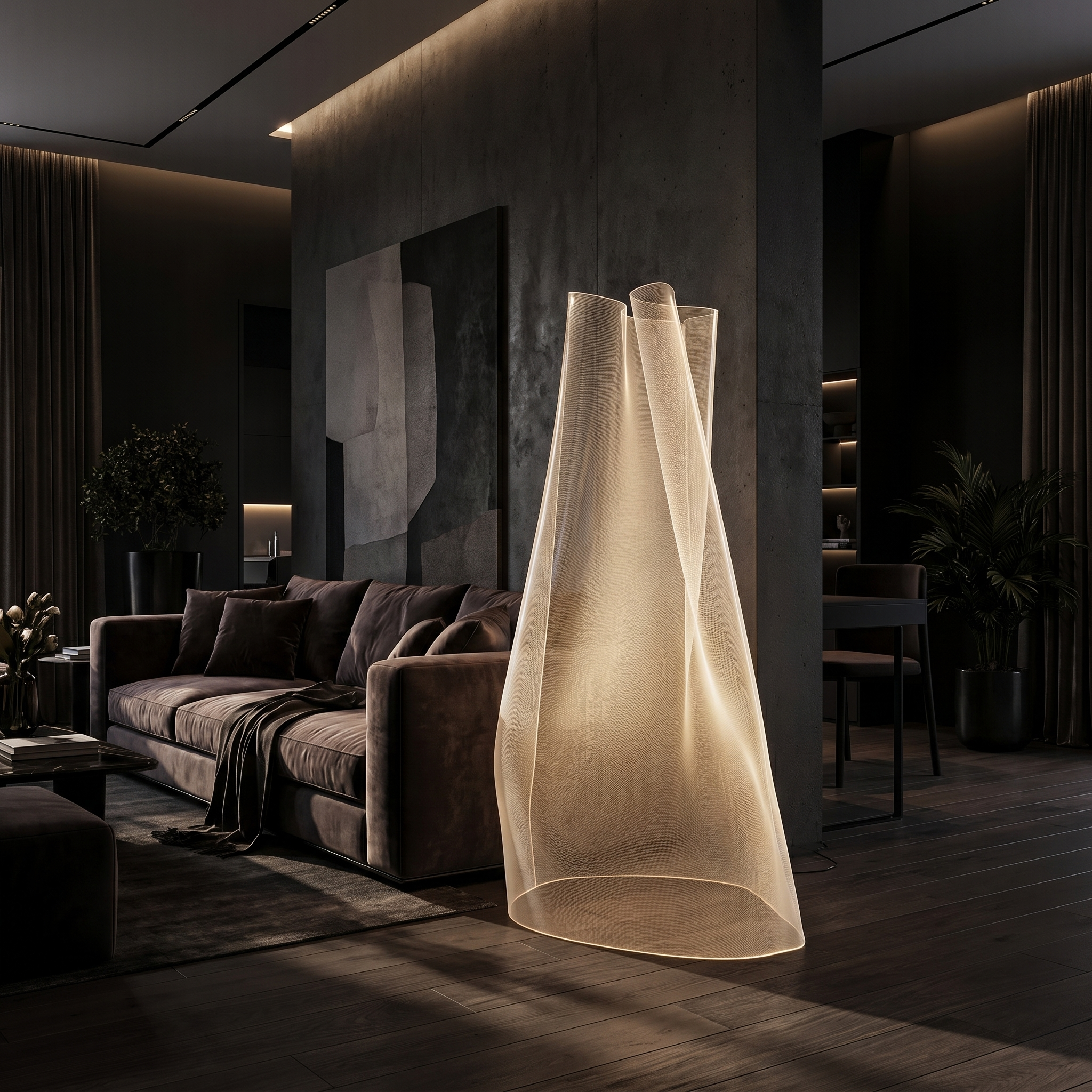 Velora Draped Floor Lamp