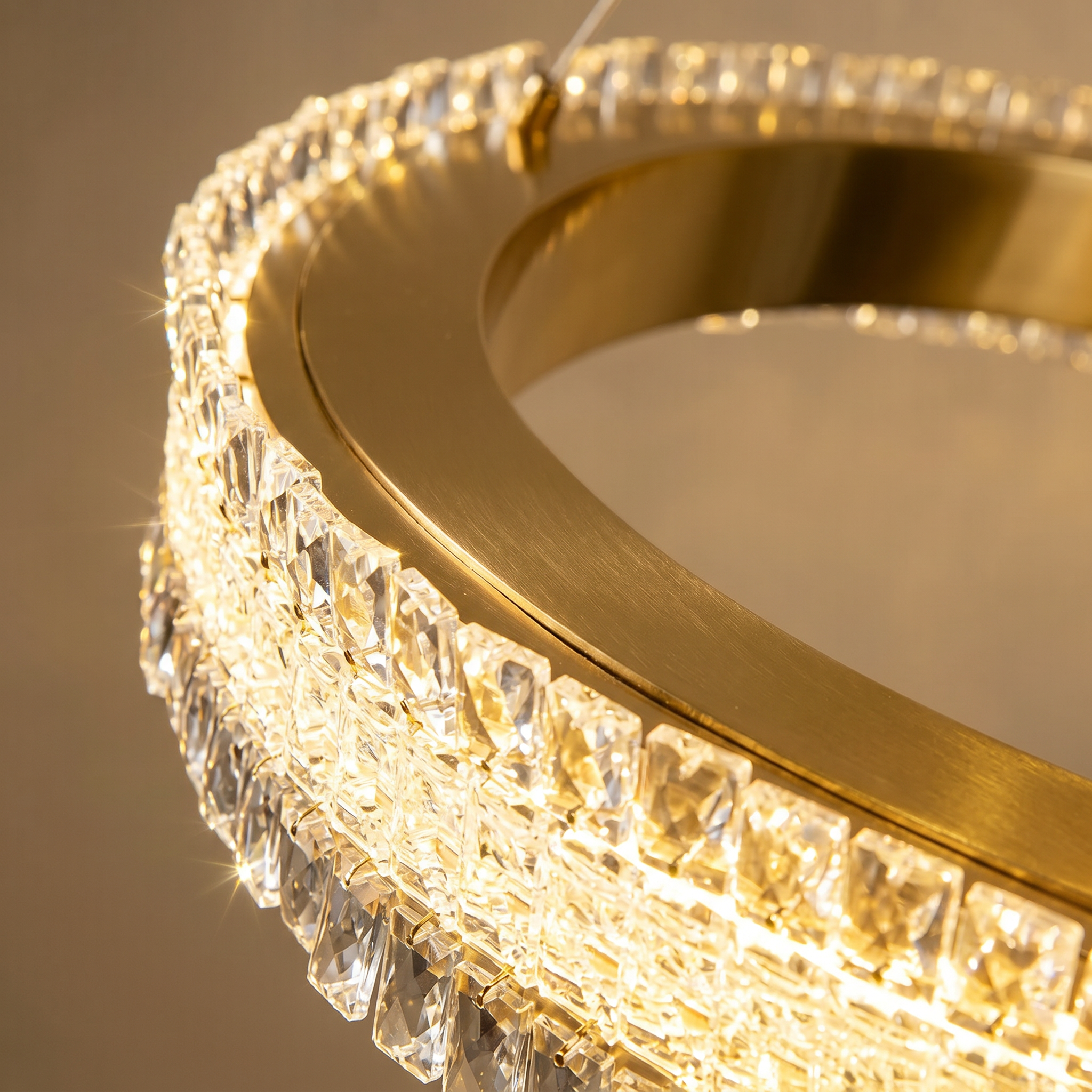 Aurielle Spiral Crystal Chandelier