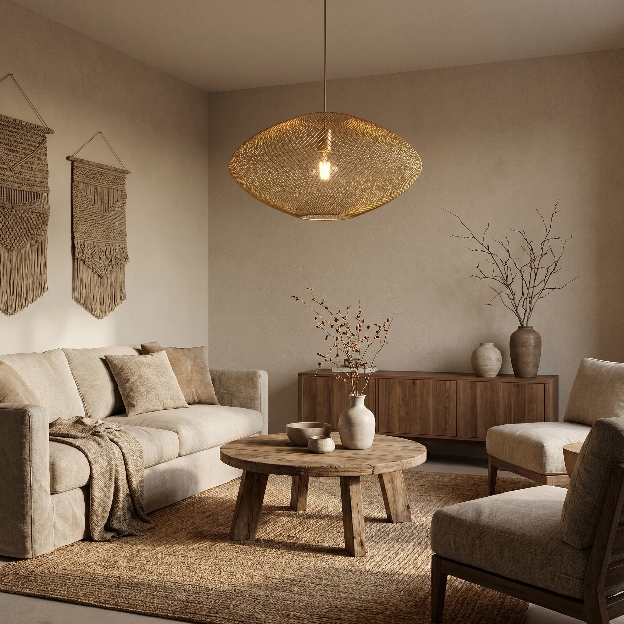 Aurelia Mesh Pendant