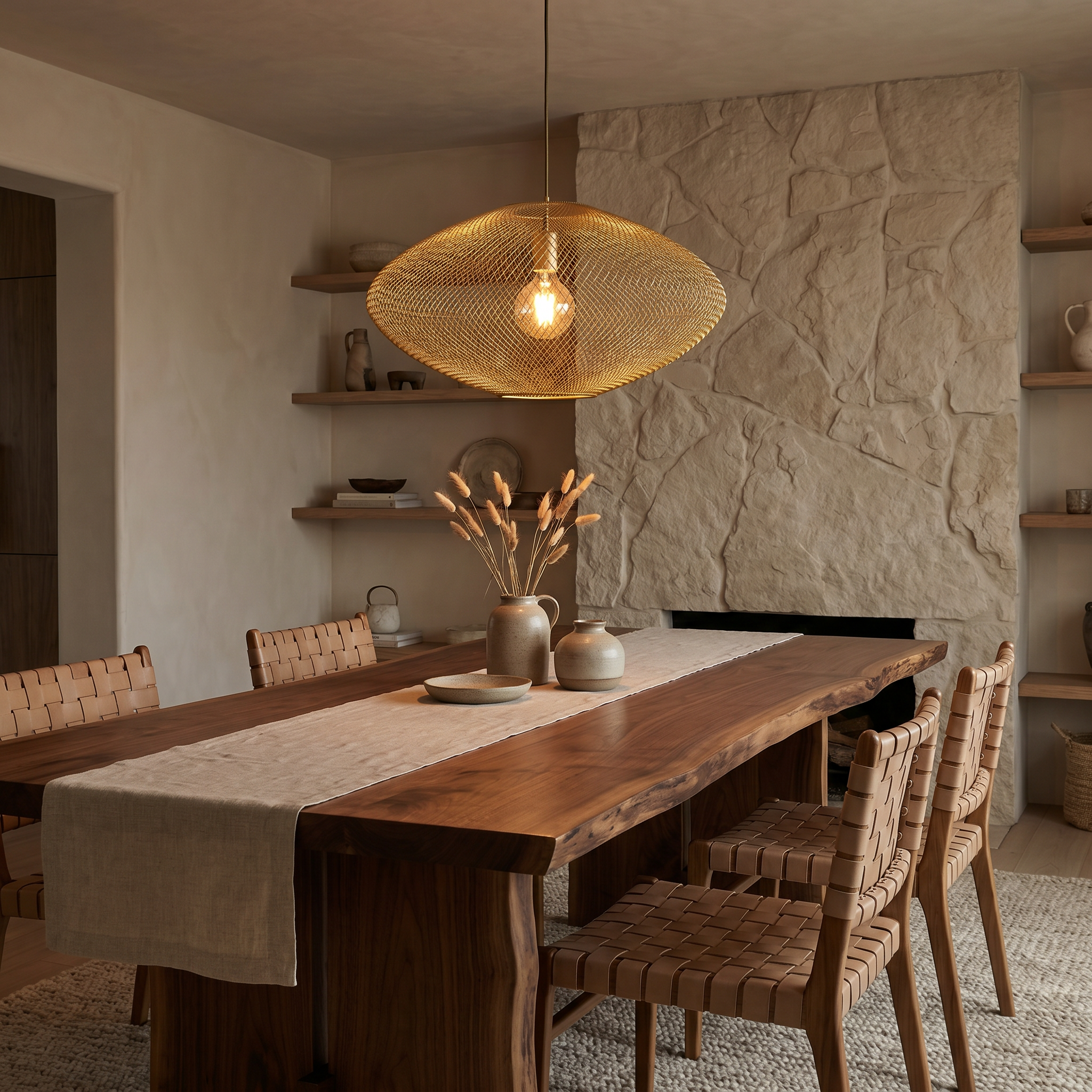 Aurelia Mesh Pendant