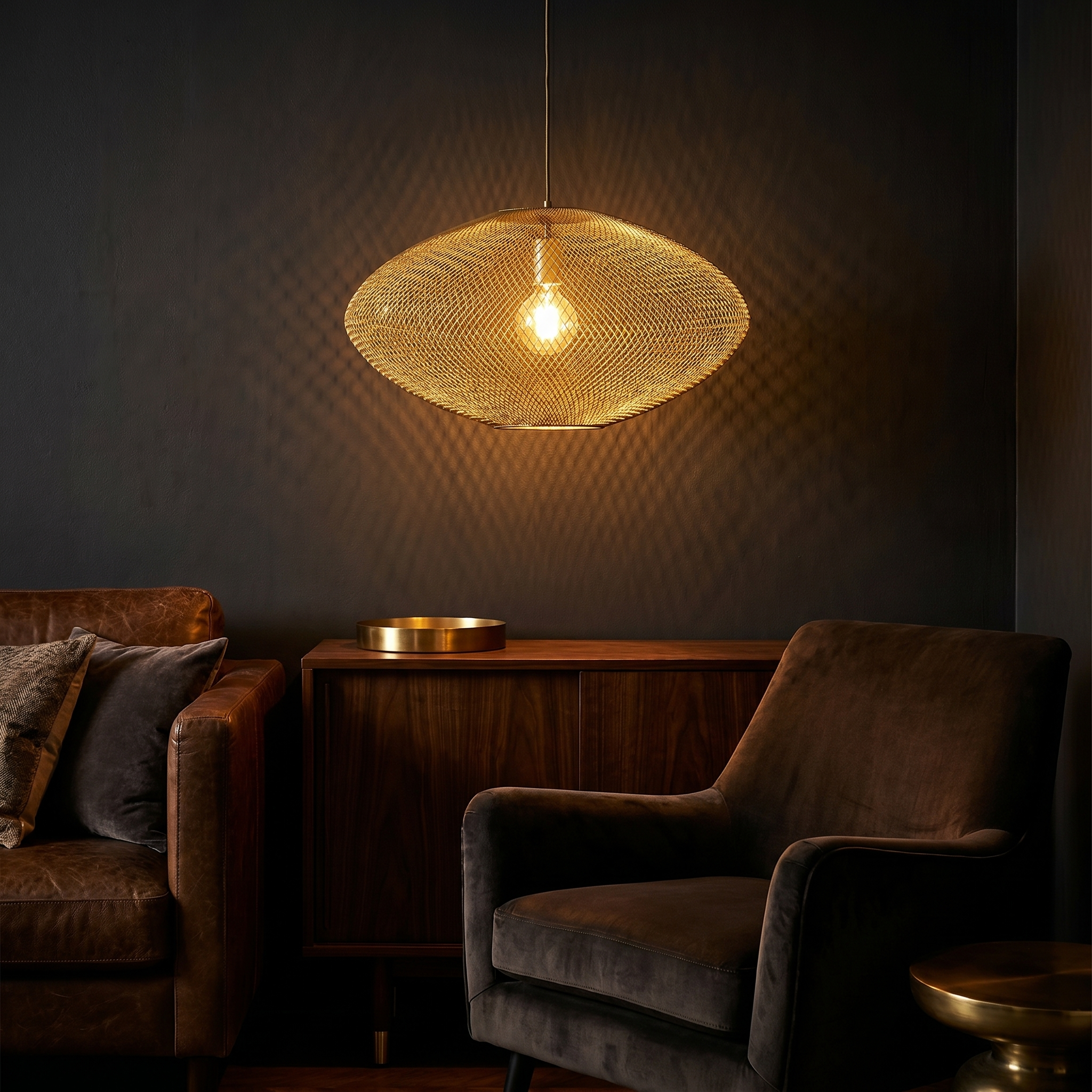 Aurelia Mesh Pendant