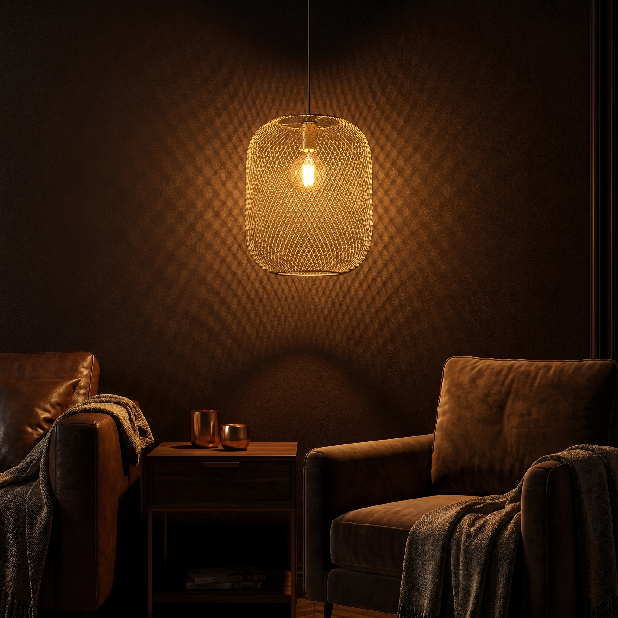 Aurelia Mini Mesh Pendant