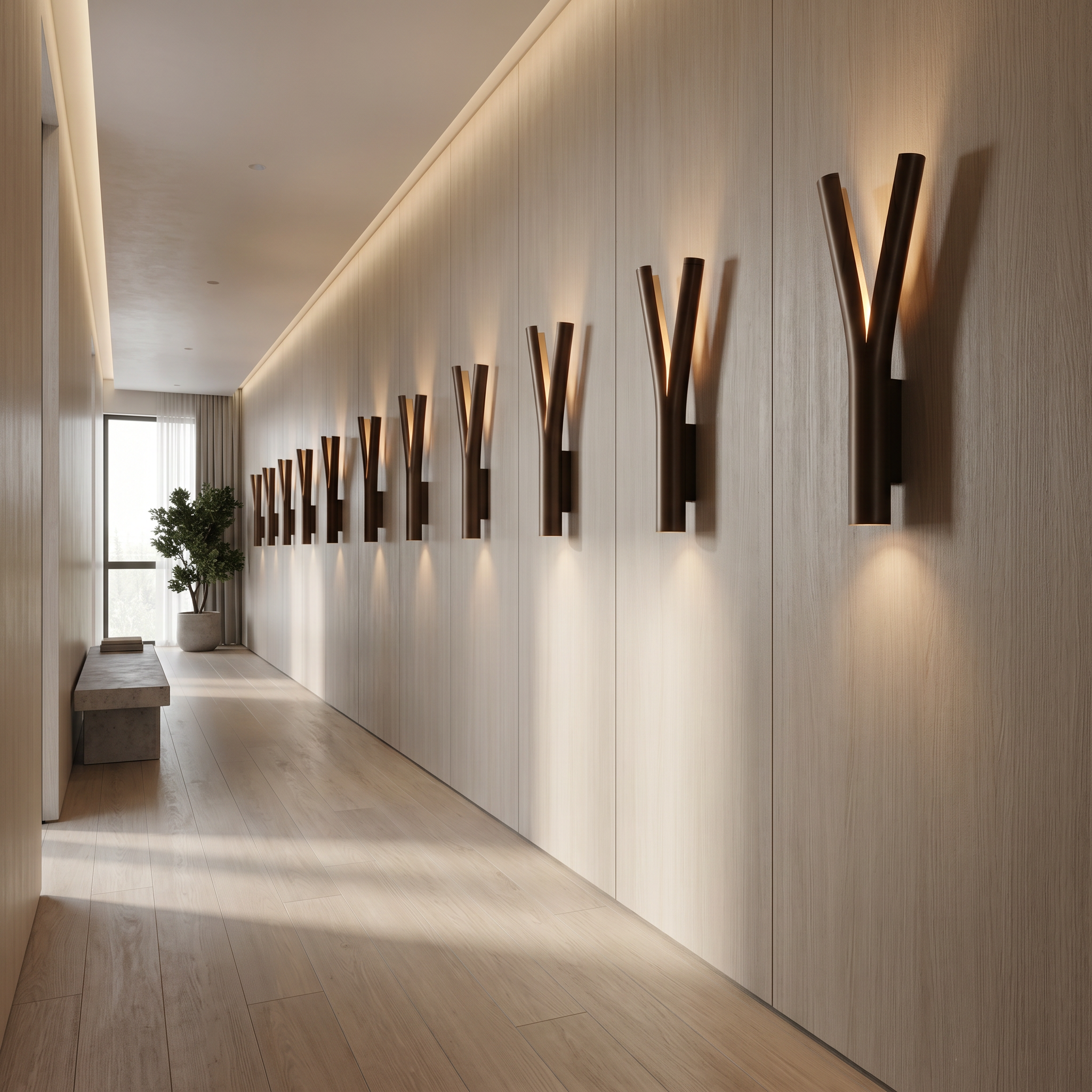 Noir Branch Wall Light