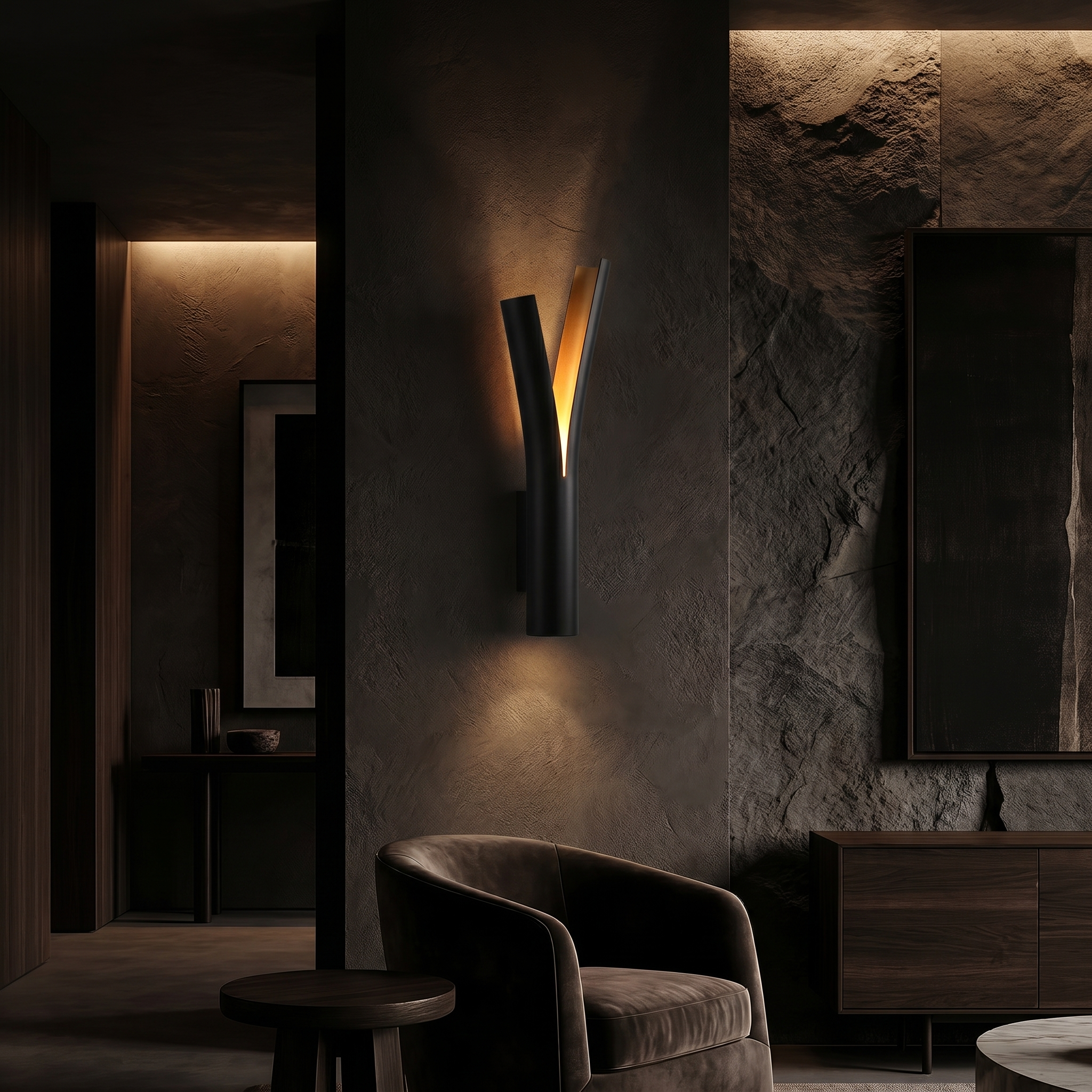Noir Branch Wall Light